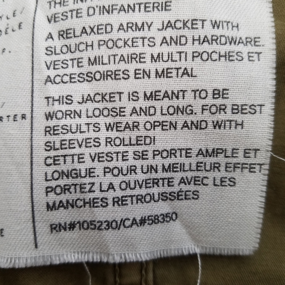 Current Elliott | Infantry Utility Jacket In Oliv… - image 8